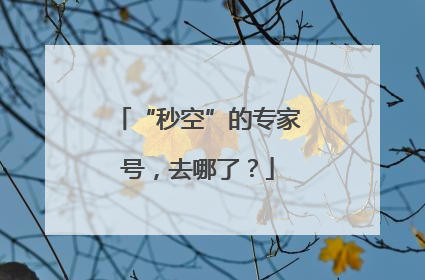 “秒空”的专家号，去哪了？