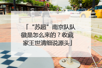 “苏超”南京队队徽是怎么来的？收藏家王世清细说源头