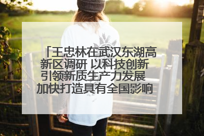 王忠林在武汉东湖高新区调研 以科技创新引领新质生产力发展 加快打造具有全国影响力的科技创新高地