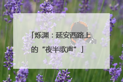 烁渊：延安西路上的“夜半歌声”