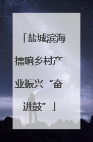 盐城滨海擂响乡村产业振兴“奋进鼓”