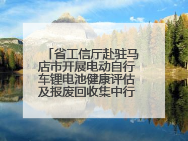 省工信厅赴驻马店市开展电动自行车锂电池健康评估及报废回收集中行动示范点建设调研指导