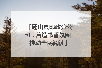 砀山县邮政分公司：营造书香氛围 推动全民阅读