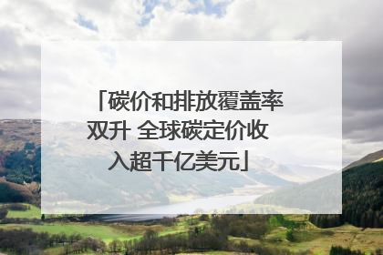 碳价和排放覆盖率双升 全球碳定价收入超千亿美元