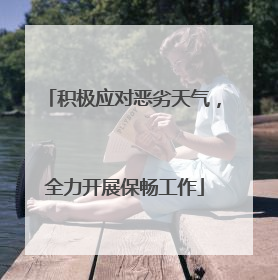 积极应对恶劣天气，全力开展保畅工作