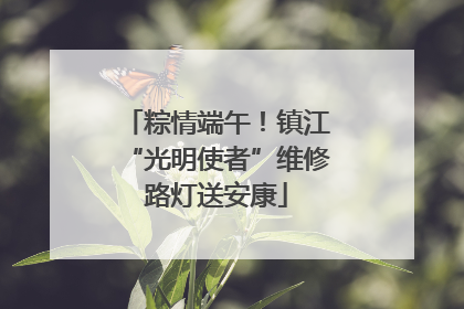 粽情端午！镇江“光明使者”维修路灯送安康