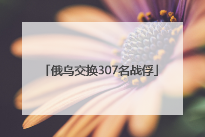 俄乌交换307名战俘