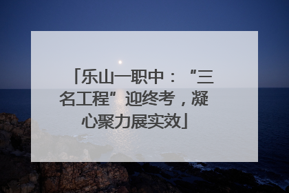 乐山一职中：“三名工程”迎终考，凝心聚力展实效