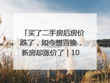 买了二手房后房价跌了，如今想置换，新房却涨价了｜100个买房故事