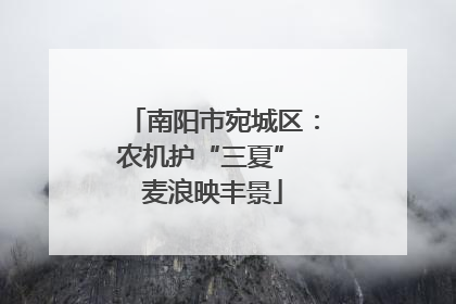 南阳市宛城区：农机护“三夏” 麦浪映丰景