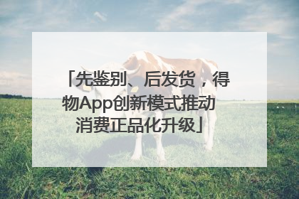 先鉴别、后发货，得物App创新模式推动消费正品化升级