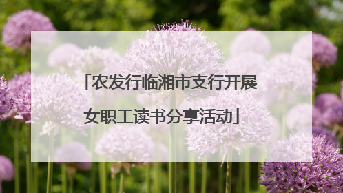 农发行临湘市支行开展女职工读书分享活动