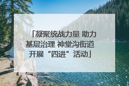 凝聚统战力量 助力基层治理 神堂沟街道开展“四进”活动