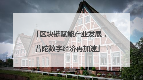 区块链赋能产业发展，普陀数字经济再加速
