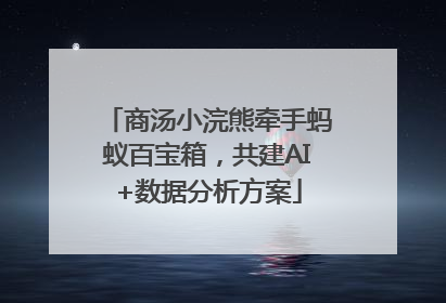 商汤小浣熊牵手蚂蚁百宝箱，共建AI+数据分析方案
