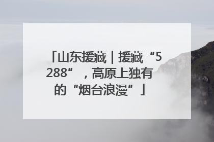 山东援藏｜援藏“5288”，高原上独有的“烟台浪漫”