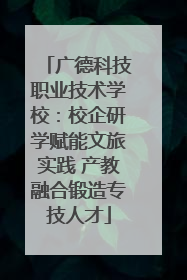 广德科技职业技术学校：校企研学赋能文旅实践 产教融合锻造专技人才