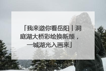 我来邀你看岳阳丨洞庭湖大桥彩绘换新颜，一城湖光入画来