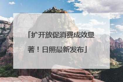 扩开放促消费成效显著！日照最新发布
