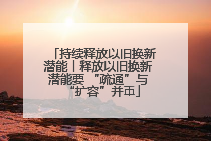 持续释放以旧换新潜能丨释放以旧换新潜能要 “疏通”与“扩容”并重
