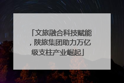 文旅融合科技赋能，陕旅集团助力万亿级支柱产业崛起