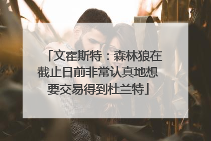 文霍斯特：森林狼在截止日前非常认真地想要交易得到杜兰特