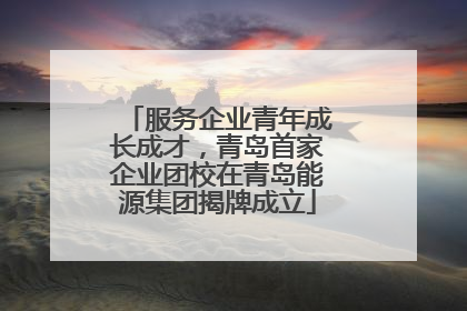 服务企业青年成长成才，青岛首家企业团校在青岛能源集团揭牌成立