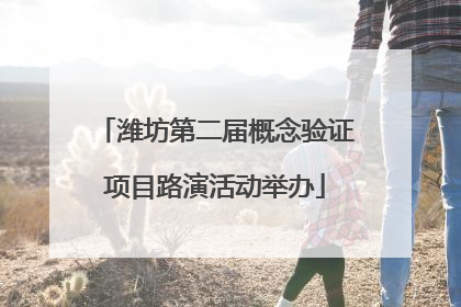 潍坊第二届概念验证项目路演活动举办