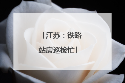 江苏：铁路站房巡检忙