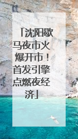 沈阳歇马夜市火爆开市！首发引擎点燃夜经济