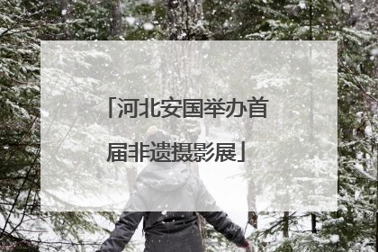 河北安国举办首届非遗摄影展