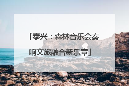 泰兴：森林音乐会奏响文旅融合新乐章