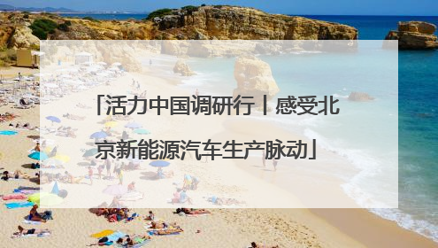 活力中国调研行丨感受北京新能源汽车生产脉动