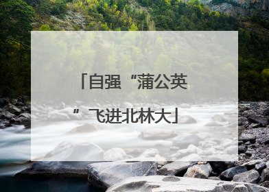 自强“蒲公英”飞进北林大