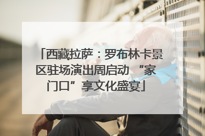 西藏拉萨：罗布林卡景区驻场演出周启动 “家门口”享文化盛宴
