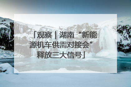 观察｜湖南“新能源机车供需对接会”释放三大信号
