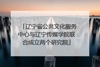 辽宁省公共文化服务中心与辽宁传媒学院联合成立两个研究院