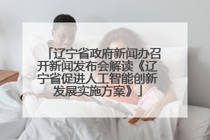 辽宁省政府新闻办召开新闻发布会解读《辽宁省促进人工智能创新发展实施方案》