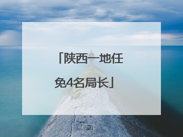 陕西一地任免4名局长