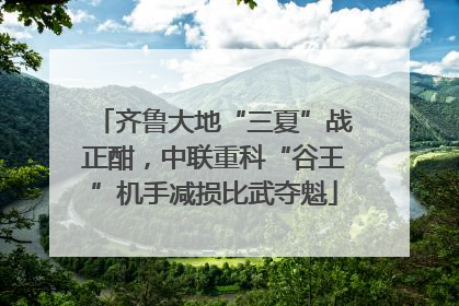 齐鲁大地“三夏”战正酣，中联重科“谷王”机手减损比武夺魁