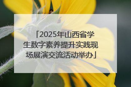 2025年山西省学生数字素养提升实践现场展演交流活动举办