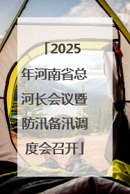 2025年河南省总河长会议暨防汛备汛调度会召开