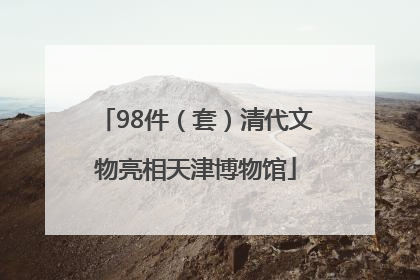 98件（套）清代文物亮相天津博物馆
