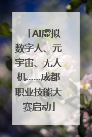 AI虚拟数字人、元宇宙、无人机……成都职业技能大赛启动